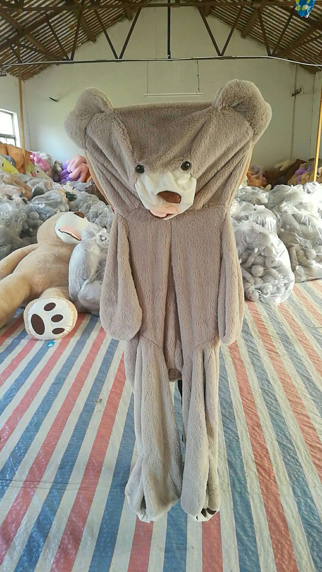 Giant Teddy Bear Plush Toy Huge Soft Toys Leather Shell Kids