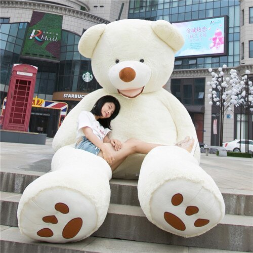Giant Teddy Bear Plush Toy Huge Soft Toys Leather Shell Kids