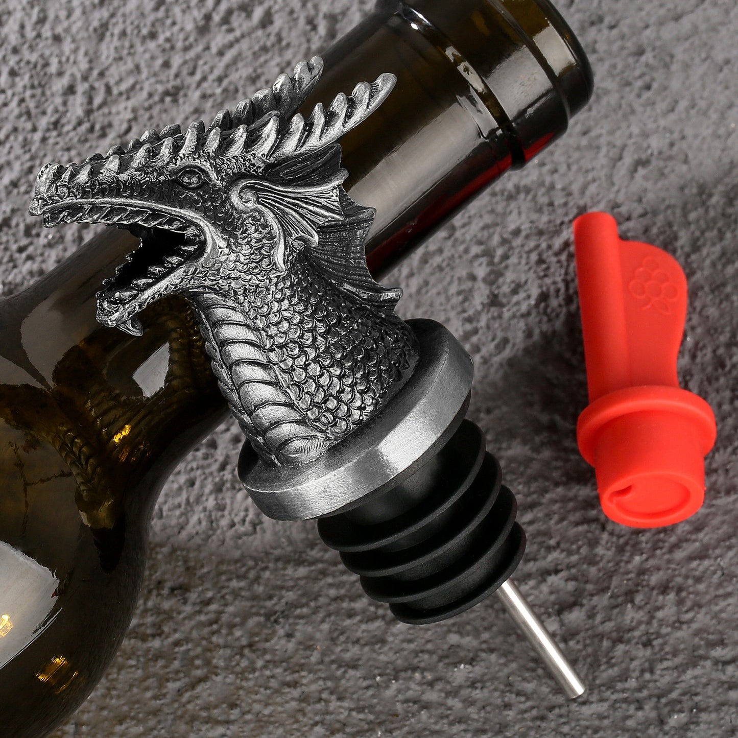 Dual Function Faucet Dispenser, Wine Stopper, Bottle Stopper,