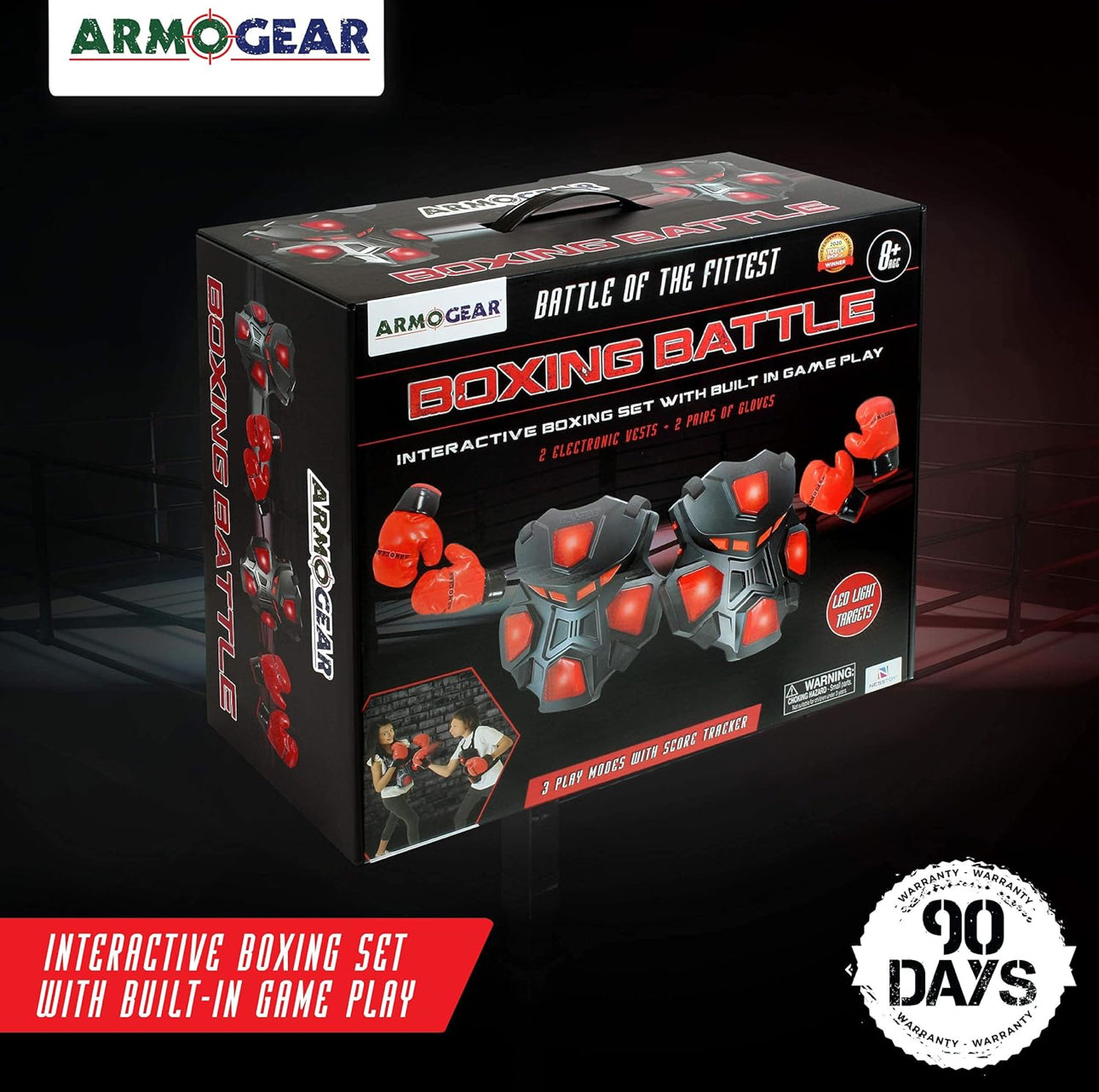 Juego de boxeo electrónico