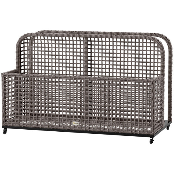 Rattan storage basket