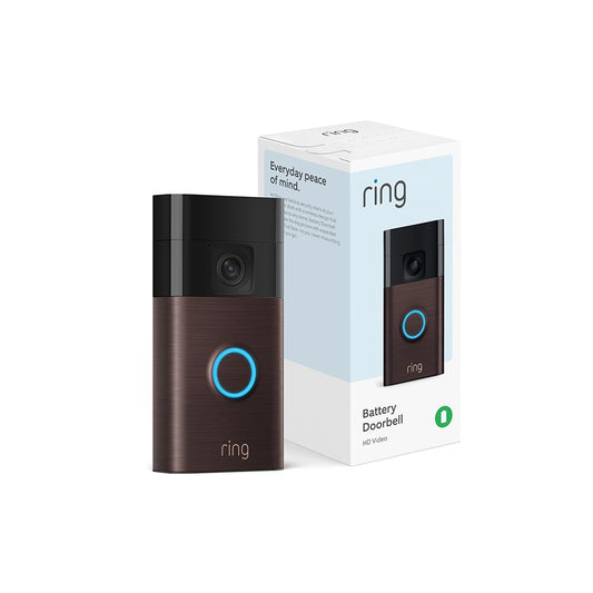 Ring Battery Doorbell, Head-to-Toe Video, Live View with Two-Way Talk, and Motion Detection &amp; Alerts (2024 release), Venetian Bronze