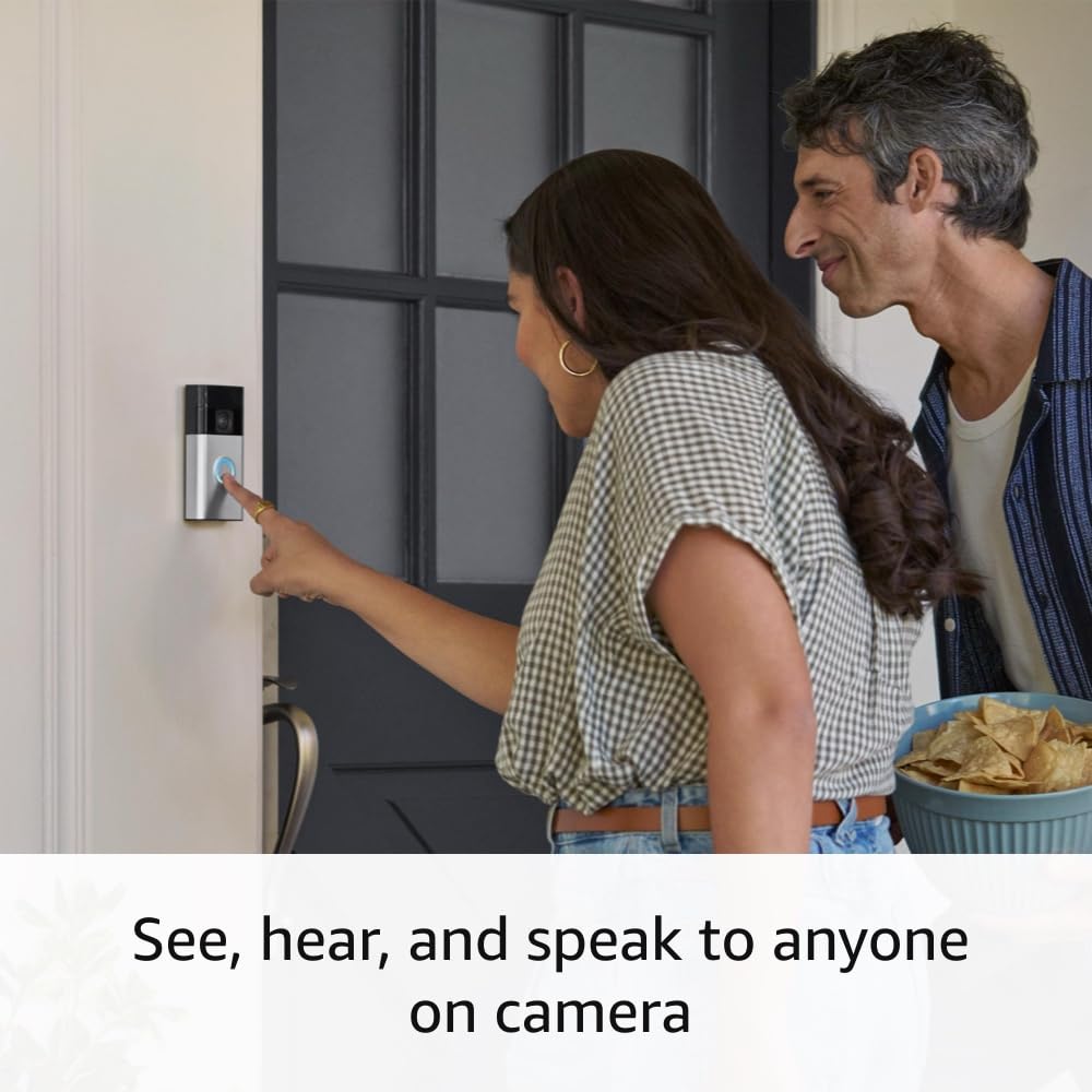 Ring Battery Doorbell, Head-to-Toe Video, Live View with Two-Way Talk, and Motion Detection &amp; Alerts (2024 release), Venetian Bronze