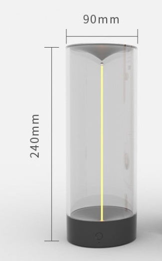New LED Camping Light Type-C Rechargeable Portable Night Light with High Transparency and Anti-fall Creative Atmosphere Light