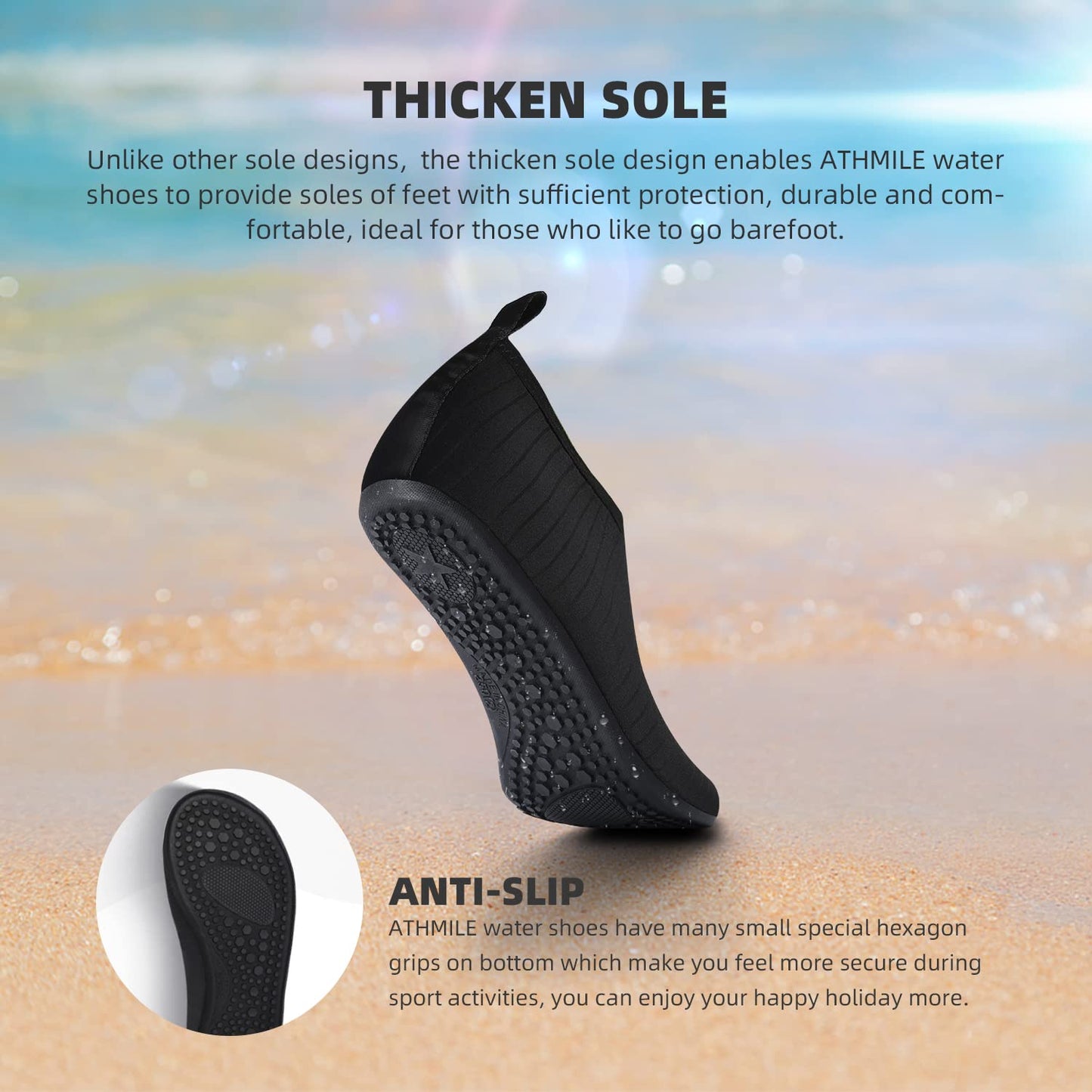 Water Shoes for Women Men Cruise Ship Essentials Accessories Beach Camping Gear Swim Item Supplies Must Haves Pool Gear Summer Adult Youth Size 10-11 Women/9-10 Men