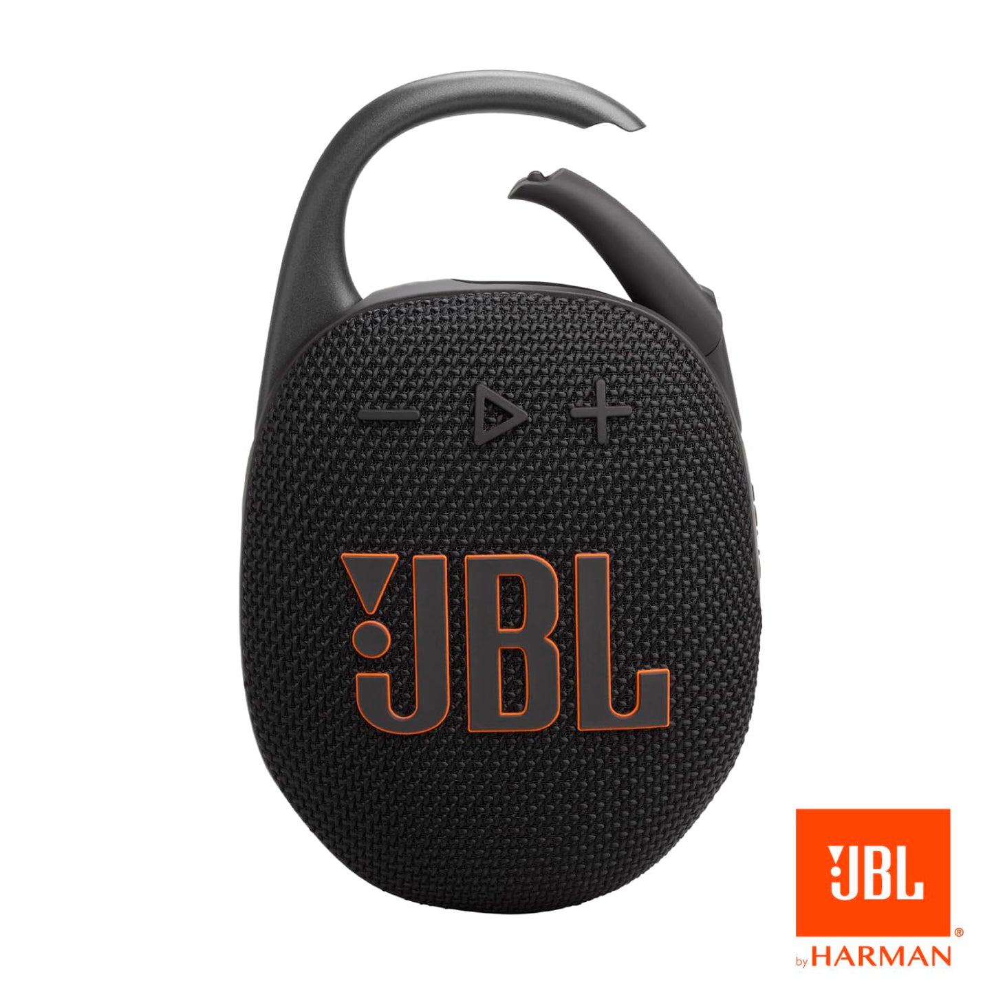 JBL Clip 5 - Ultra-Portable, Waterproof &amp; Dustproof Bluetooth Speaker, Big Pro Sound with Punchy bass, Integrated Carabiner, Up to 12 Hours of Play, Made in Part with Recycled Materials (Black)