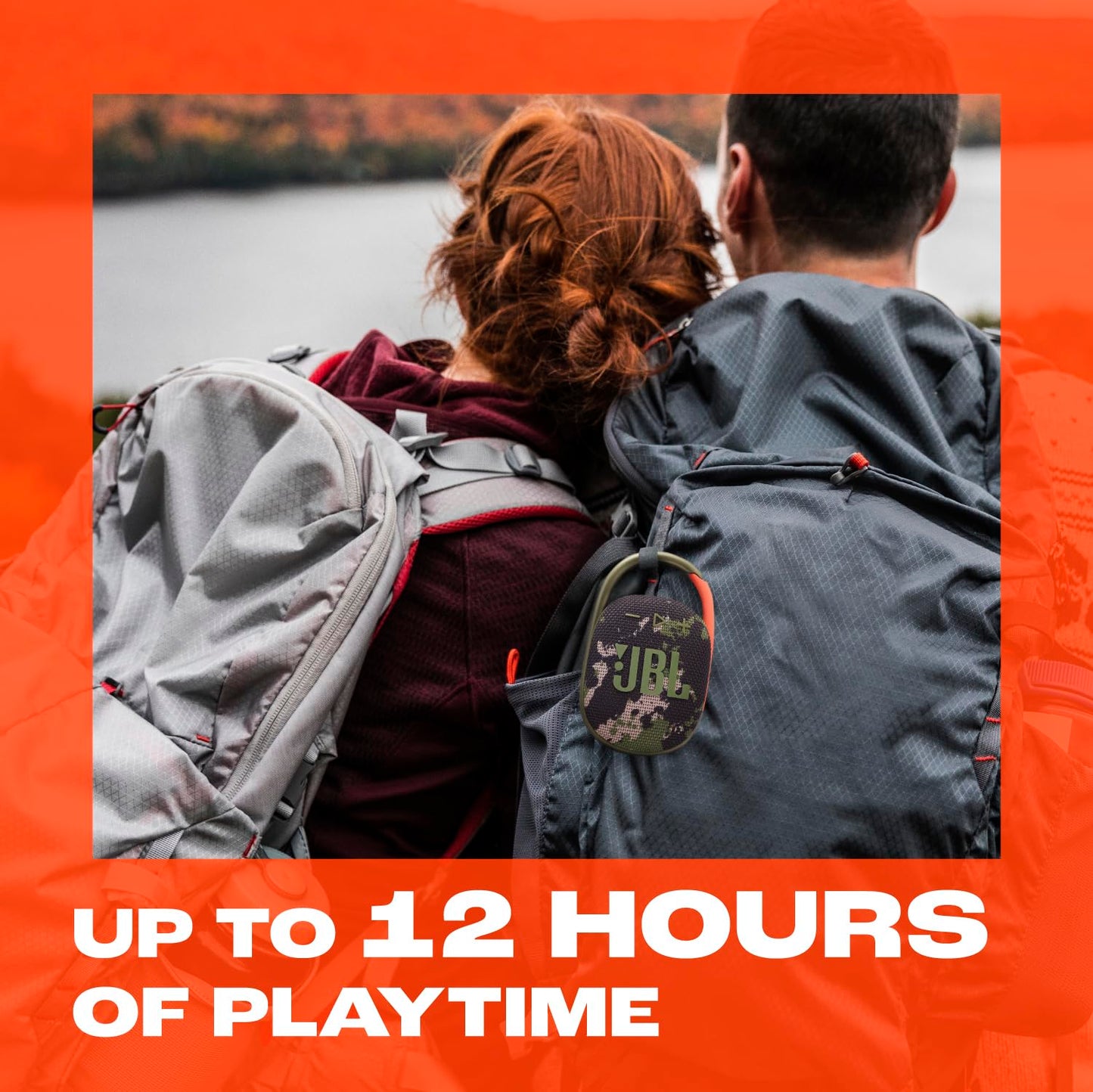 JBL Clip 5 - Ultra-Portable, Waterproof &amp; Dustproof Bluetooth Speaker, Big Pro Sound with Punchy bass, Integrated Carabiner, Up to 12 Hours of Play, Made in Part with Recycled Materials (Black)