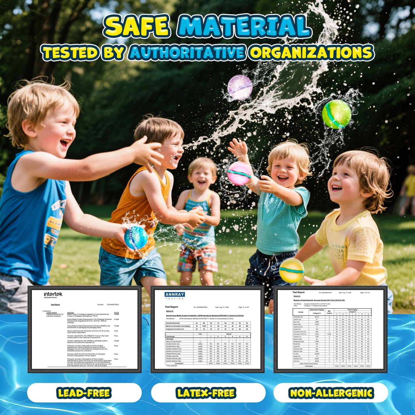 【12 Pack】Magnetic Reusable Water Balloons Fast Refillable for Kids Outdoor Activities, latex-free Kids Pool Beach Bath Toys, Self-Sealing Water Bomb Quick Fill for Summer Games