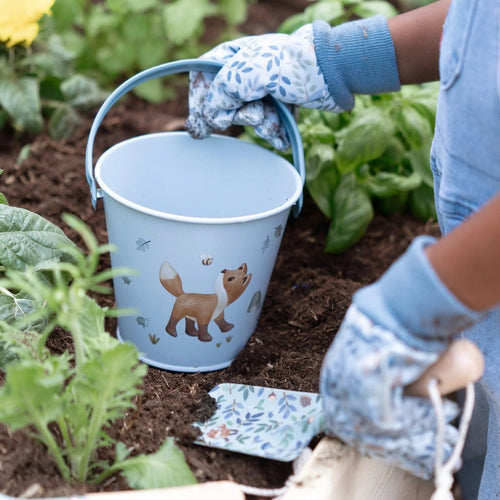 Children’s Metal Garden Bucket Outdoor Carrying Toy
