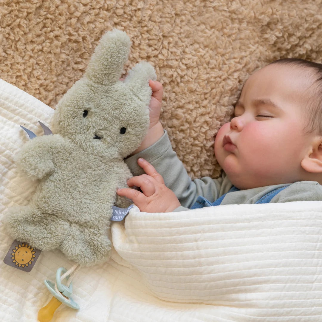 Dummy Cloth Soft Baby Comforter with Crinkle Texture and Loop