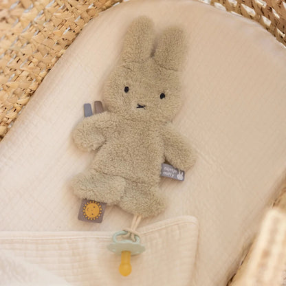 Dummy Cloth Soft Baby Comforter with Crinkle Texture and Loop