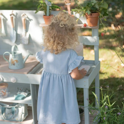 Wooden Outdoor Mud Kitchen Pretend Play Cooking Set