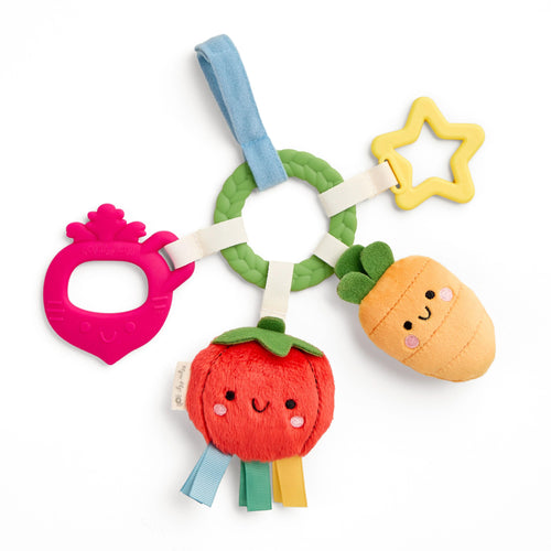 Teething Activity Toy with Sensory Textures and Interactive Features