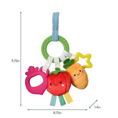 Teething Activity Toy with Sensory Textures and Interactive Features