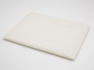 Corduroy Dog Mat with Washable Fabric Cover for Pet Bedding