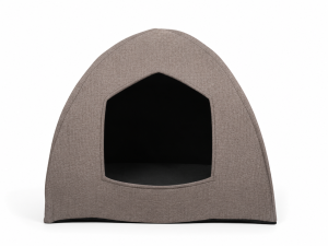 Dog Cave Den Cover with Fiberglass Frame for Dog Beds