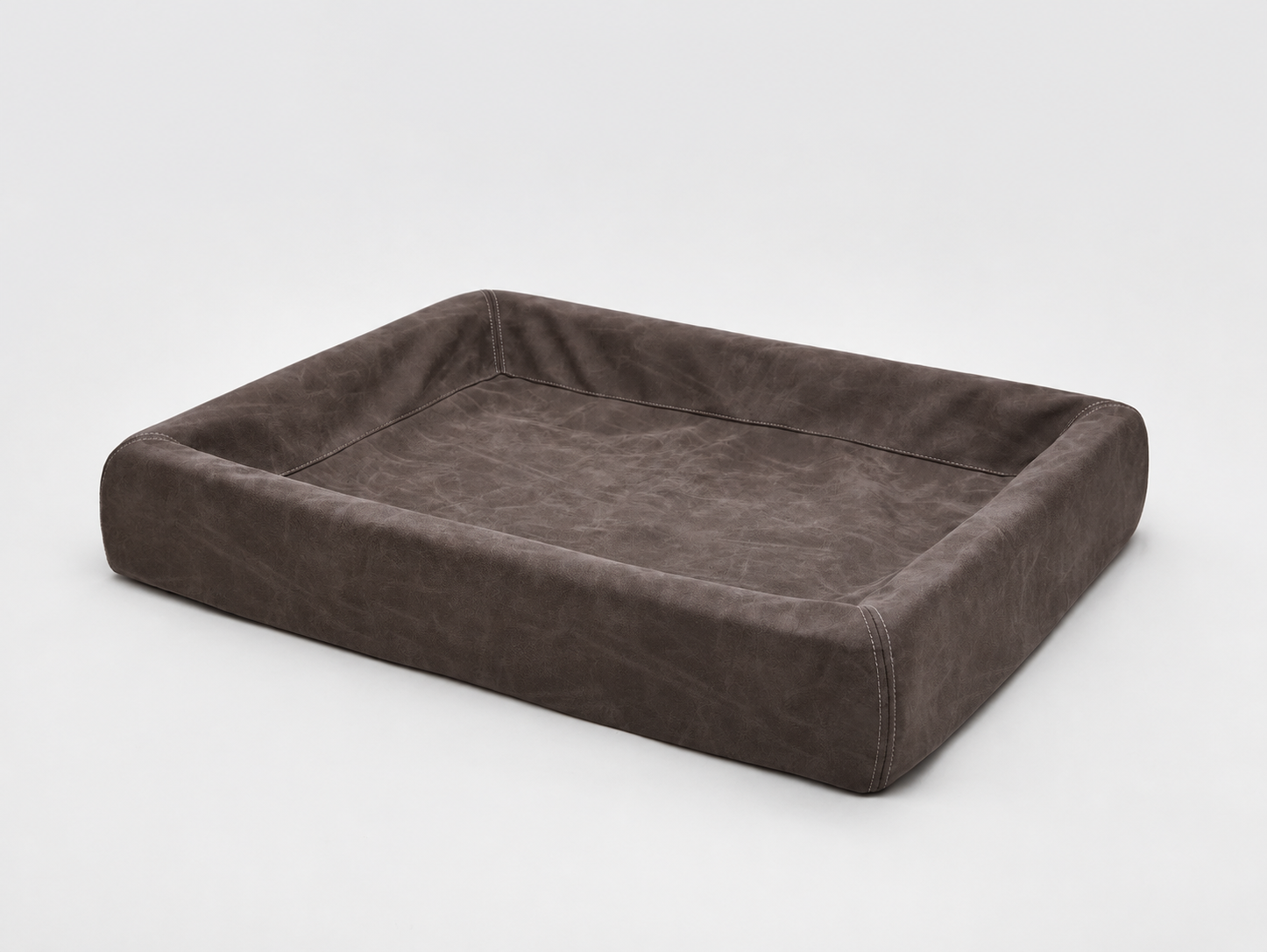 Vegan Suede Replacement Cover for Dog Bed with Zipper Closure - Image 2