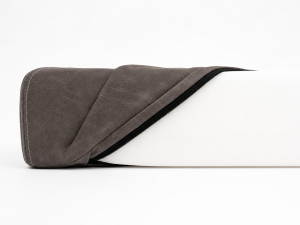 Vegan Suede Replacement Cover for Dog Bed with Zipper Closure