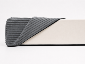 Corduroy Replacement Cover for Dog Bed with Zipper Closure