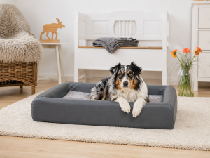 Alternative view of Orthopedic Dog Bed with Memory Foam and Vegan Leather Cover