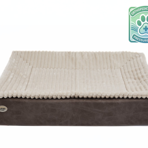 Orthopedic Dog Bed in Luxury Vegan Suede - KUDDE
